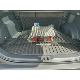EACCESSORIES EA Rear Trunk Organizer Cargo Net for Toyota RAV4 2019-2023 - Floor/Envelope Style Cargo Nets for SUV-Premium Mesh Car Trunk Organizer Vehicle Carrier Storag - Compatible with Toyota RAV4