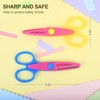 UCEC Craft Scissors Decorative Edge 12 Pack Crafting Scissors 5
