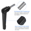 sourcing map 2pcs Clamping Lever Handles, M5 x 20mm 304