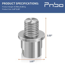 Woodworking Lathe Headstock Spindle Adapter 3/4" x 10tpi to 1" x 8tpi
