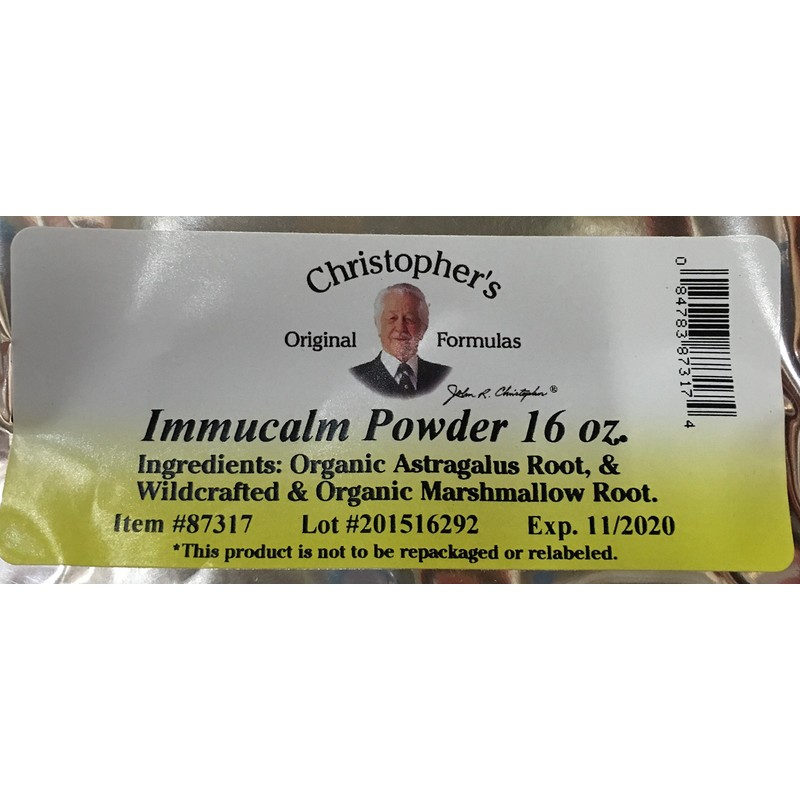 Dr. Christopher's Immucalm Powder 16 oz.