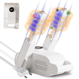 Electric Shoe Dryer, Boot Dryer, Ski Boot Dryer, Shoe Warmer with Timer and Antibacterial Function, for Winter and Rain Shoes, Ski Boots, Gloves and Socks