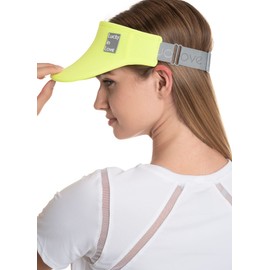 Lucky In Love Lucky Logo Stretch Visor (Neon Yellow)