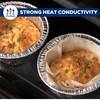ebake Aluminium Round Foil Dishes 12cm (60 Pack) - Disposable