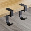 Lyaciomn 10 Shaped Table Edge Hook Student Desk Side Hanging