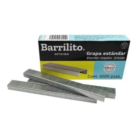 Grapa Estándar Barrilito Caja Con 5000 Piezas                                                                                                         