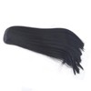 Black Doll Hair Soft Flexible Thick Hair with Bangs for