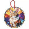 Gulf Coast Laser Graphics Manx Cat 1 Multicolor Background Holographic