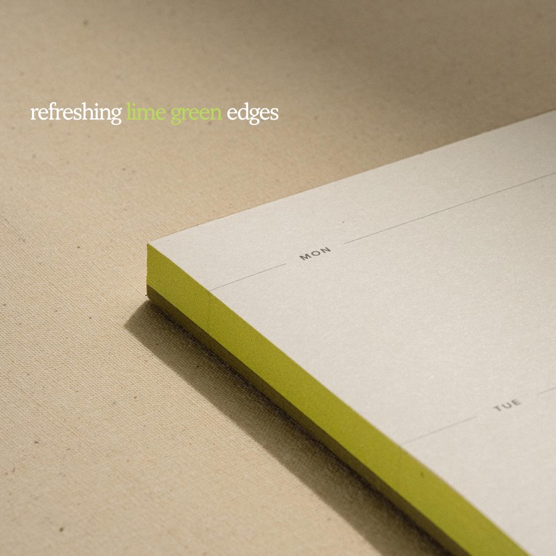 Daily & Weekly To Do List Notepad. Desk Pad for