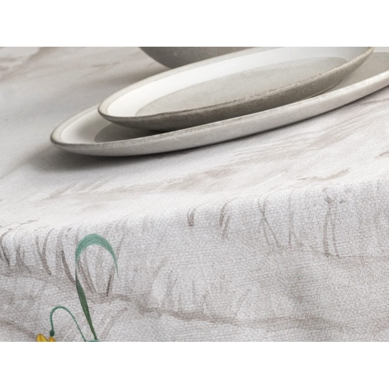 Maison d' Hermine 100% Cotton 54"x54" Easter Tablecloth Square Kitchen
