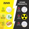 Zuvo Plastic Sauce Containers with Lids - 08 OZ (24