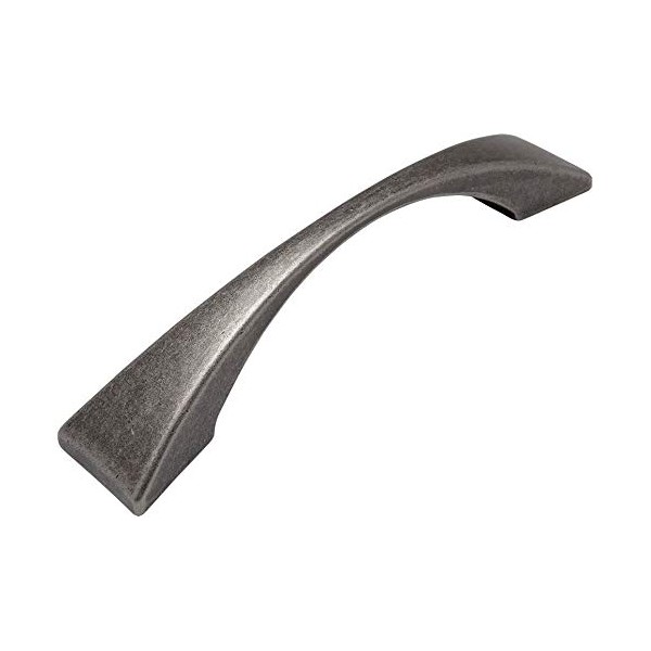 25 Pack - Cosmas 6263WN Weathered Nickel Modern Cabinet Hardware Handle Pull - 3-3/4" Inch (96mm) Hole Centers