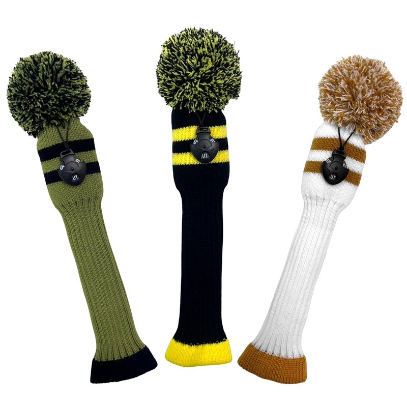 Golf Headcover Knit Utility Cover UT Cover Knit Material with