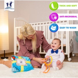 Happy Chlea® Monate Baby Blanket for Newborns, Male and Female, Original Gift for Neommom, Photo Blanket, Children, Gift Idea for Babies, Certified (Sport)