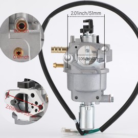 P28-4-H 100155 Carburetor for Champion 9375/7500 Watt Dual Fuel Generator 100155 439CC 100296 71530 420CC 389cc 100165 model replace 47.131000.25 47.131000.28