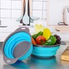 Collapsible Colander Set of 3 - Heat Resistant Washing and