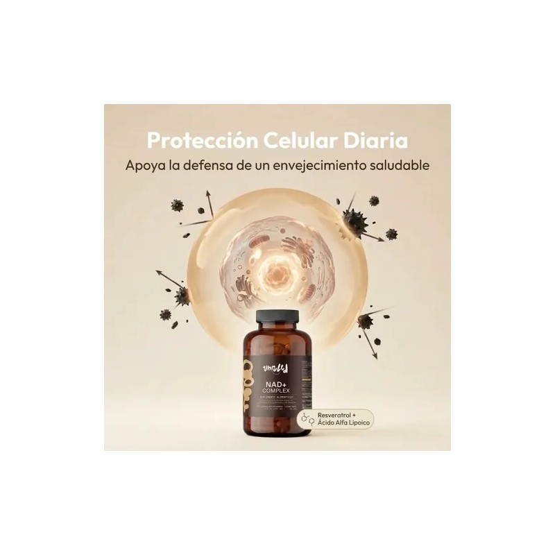 NAD+ Complex Unruled de 670mg para Energía y Longevidad Celular