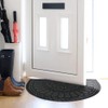 Mibao Mibao Half Round Door Mat, Non-Slip Welcome Entrance Way