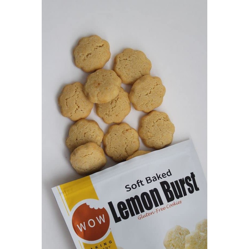 WOW Baking Company Gluten-Free Cookies, Lemon Burst, 8 Ounce (Pack