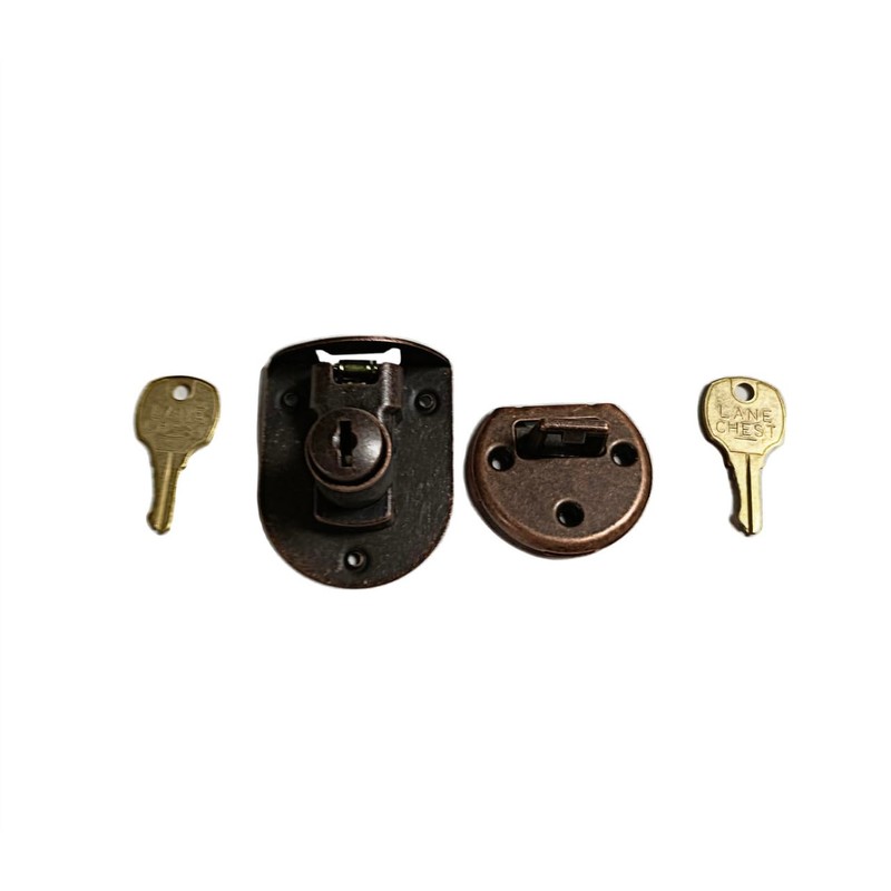 Lane Cedar Chest Safety Latch Lockset Replacement OEM (Oval)