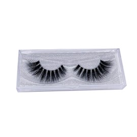 Alluring 3D Mink Lashes Reusable Strip, 100% Siberian Mink Fur False Eyelashes, Hand-made Natural Style Cruelty Free F203