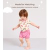 DREAMHALO Baby Girl Clothes Ruffle Romper with Bloomer Shorts Set