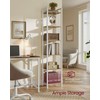 VASAGLE 6-Tier Bookshelf, Bookcase with Steel Frame, Book Shelf for