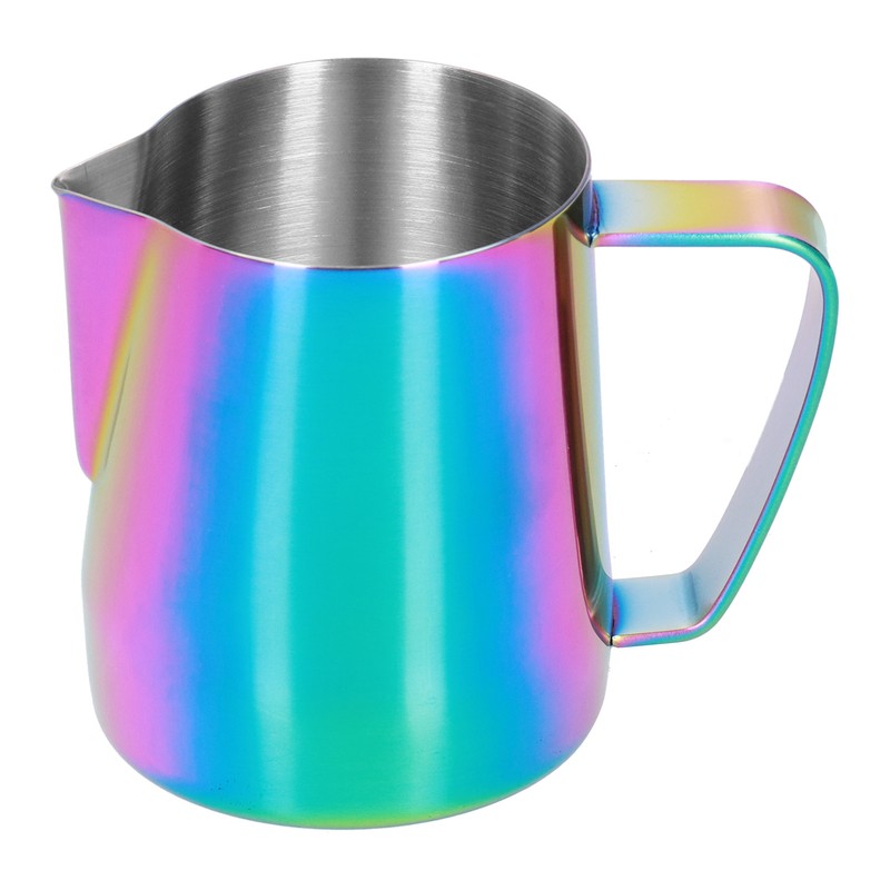 Stainless Steel Milk Frothing Pitcher Pointed Mouth Coffee Frother Cup