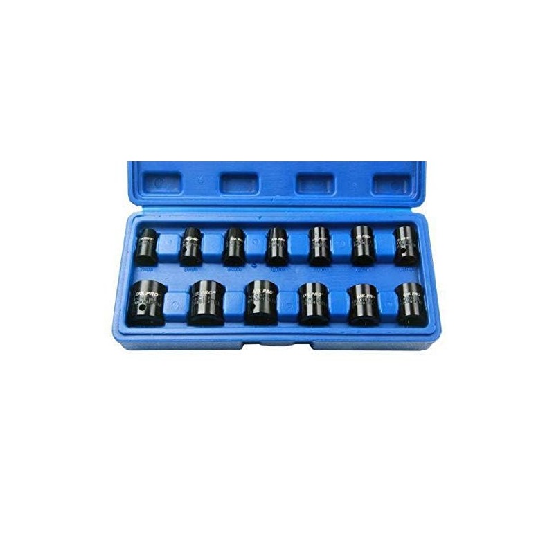 US PRO 14pc Metric 3/8"Dr Impact Socket Set 7-19mm B1365