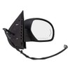 Replacement Passenger Power Door Mirror Heated Textured Black Cap Compatible