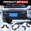 Front Bumper Tow Hook Covers Compatible with Toyota Tundra 2014-2021,