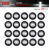 (Pack of 20) TMH 3/4 Inch Mount White LED Clearance