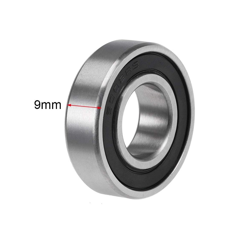 sourcing map 6002-2RS Deep Groove Ball Bearings 15mm x 32mm