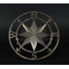 Zeckos Decorative Wall Mounted Cast Iron Compass Rose Garden Hose