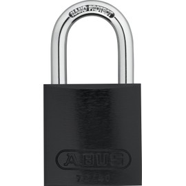 Abus Black 72AL/40 72/40 KA Aluminum Safety Padlock Keyed Alike with 1" Shackle, 1 Count