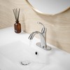 TimeArrow Chrome Bathroom Faucet, Single Handle Bathroom Sink Faucet for