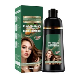 Shampoo para Canas 3 en 1, Shampoo Tinte Instantaneo Cubre Canas, Tinte Capilar de Acción Rápida, Suave y no Dañino, Ideal para Hombres y Mujeres, 500