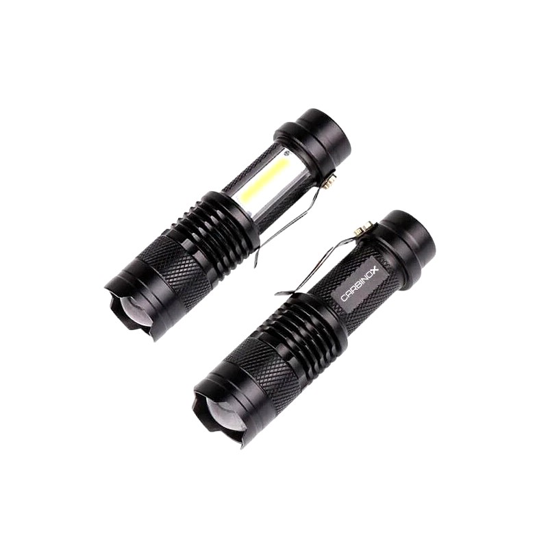 CARBINOX Tactical EDC Mini- ULTRA 500 Lumens Rechargeable Flashlight +