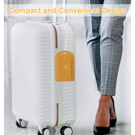 Luggage Tag Loops, 80PCS Clear Plastic Plastic Loops for Bag Tags ID Card Holders and Name Tag Straps for Secure and Organized Travel