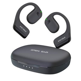 Uplayteck Auriculares de Conducción de Aire, Bluetooth 5.3 Audífonos Inalámbricos de Oído Abierto con Ganchos para Las Orejas Ajuste Seguro Ultra Cómodo, Auriculares Impermeables IPX5 para Deportes