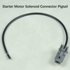 2pcs Starter Motor Solenoid Connector Pigtail Plug Harness for Hyundai