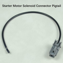 2pcs Starter Motor Solenoid Connector Pigtail Plug Harness for Hyundai Sonata 2006-2018, Kia Sorento 2011-2015