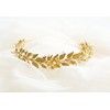 DECORA 36 Yards Artificial Gold Leaf Ribbon Trim for Wreath