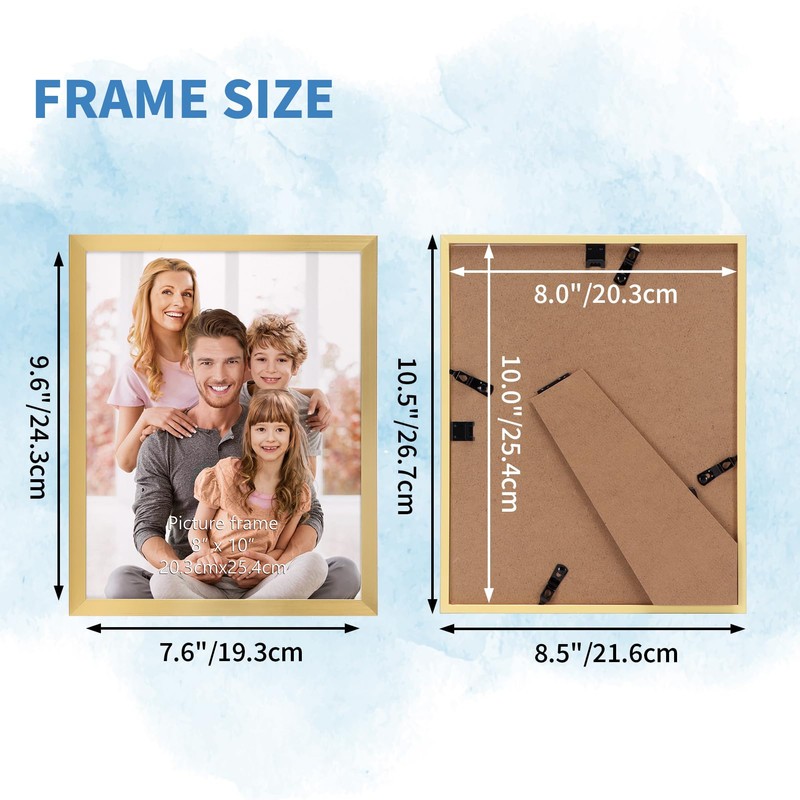 WIFTREY 8x10 Picture Frame Set of 18, Multi Photo Frames