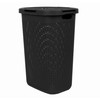 Mind Reader 60L Slim Laundry Hamper, Clothes Basket, Lid, Wicker