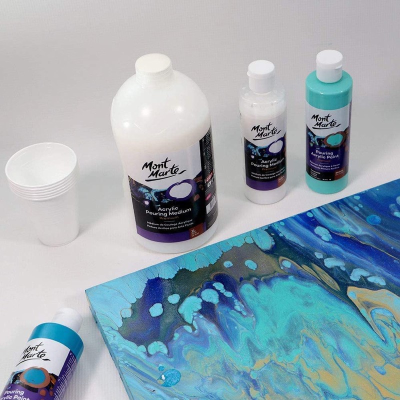 Mont Marte PMPP6001 Pouring Art Medium, 8.5 fl oz (240