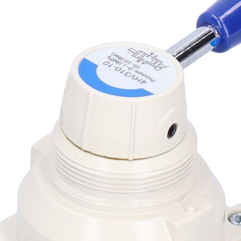 Air Hand Valve Pneumatic Rotary Lever Flow Control 3 Position