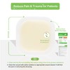 NeuHeils Hydrocolloid Adhesive Bandages, Hydrocolloid Wound Dressing with Border 4''x4''