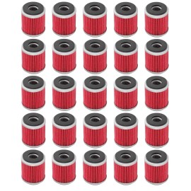 Unbranded 25 Oil Filter Filters for 03-25 Yamaha WR250F WR250X WR450F XT250 YZ250F YZ450F