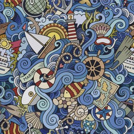 HEKO PANELS Oxford Waterproof Fabric Sold by the Metre Canvas Fabric Polyester Fabric for Sewing Fabrics Furniture Decorative Fabrics Crafts Waterproof Opaque Comics Navy 1 Metre 155 x 100 cm